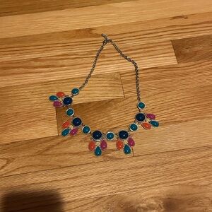 Francesca's Collections Multicolor Teardrop Necklace